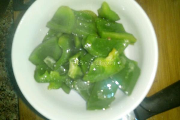 青椒炒章鱼的做法图解6