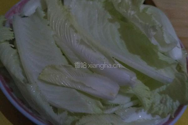 白菜蒸五花肉的做法图解4