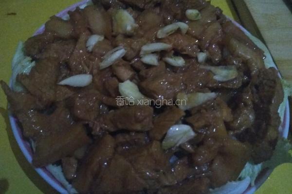 白菜蒸五花肉的做法图解6