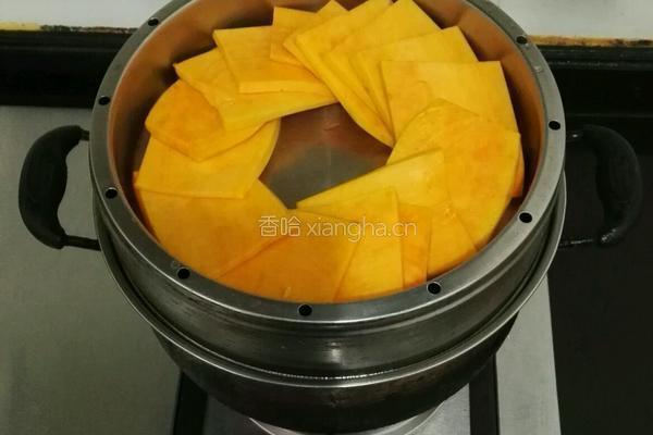 南瓜芝麻饼的做法图解3