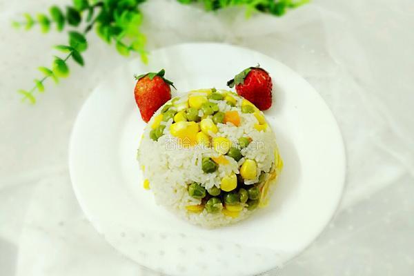 豌豆玉米焖饭的做法图解5
