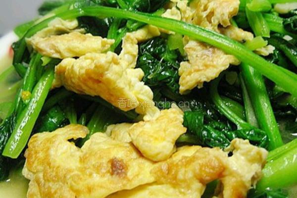 菠菜炒鸡蛋的做法图解8