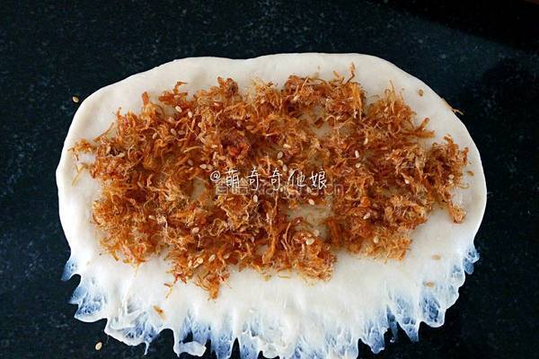 葱香芝士肉松面包的做法图解10