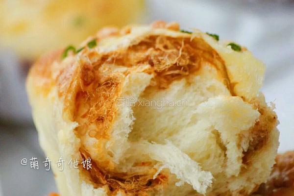 葱香芝士肉松面包的做法图解25
