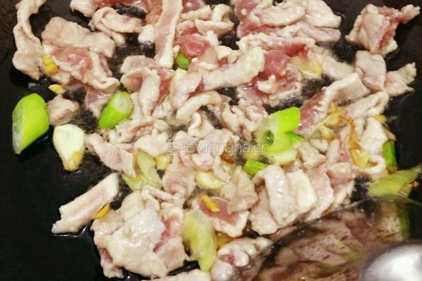莴笋炒肉片的做法图解6