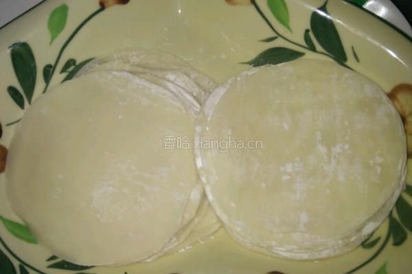 红菜苔大肉水饺的做法图解4