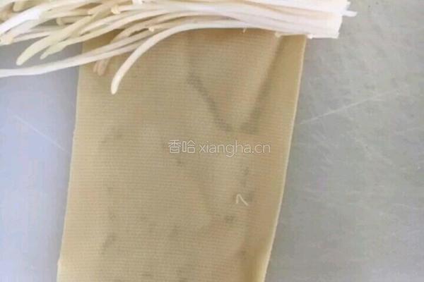 麻辣豆皮金针菇的做法图解4