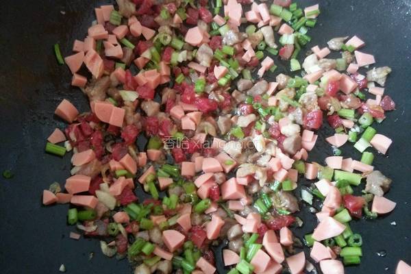 煎饺(腊肠芹菜肉馅)的做法图解5