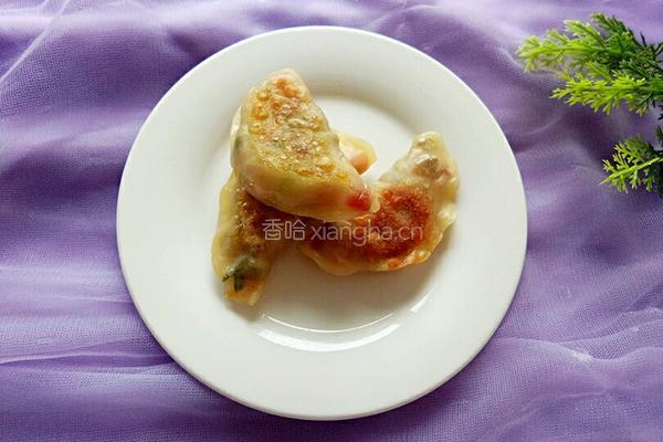 煎饺(腊肠芹菜肉馅)的做法图解11