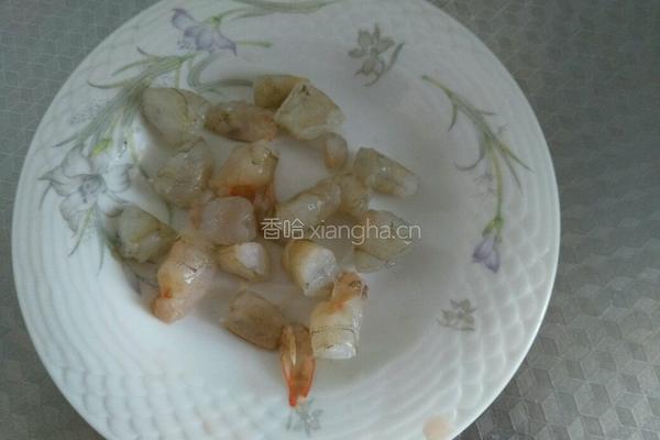 圣诞雪人饭团的做法图解3