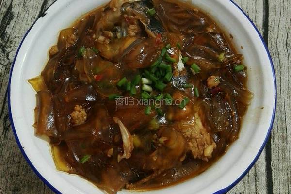 鱼头炖粉皮