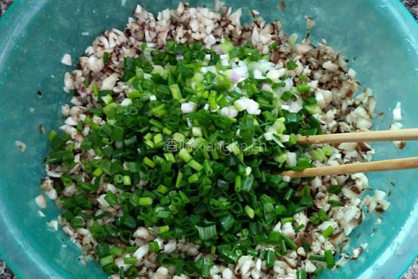 香菇瘦肉饺子的做法图解4