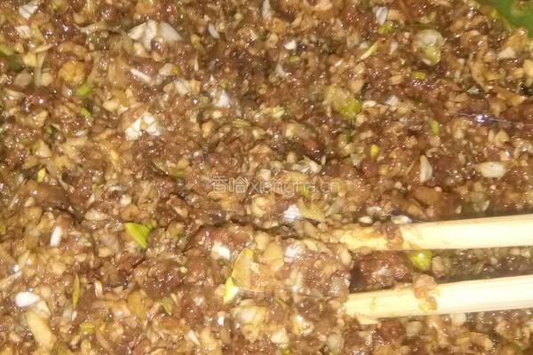 酱肉香菇馅白菜饺子的做法图解8