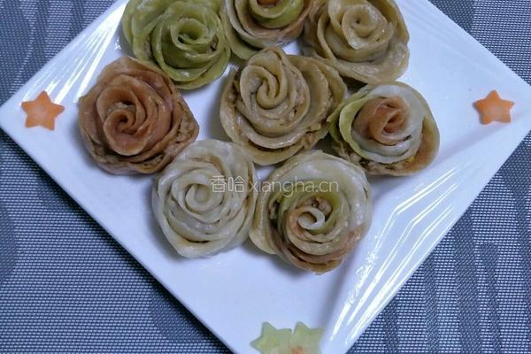 玫瑰花蒸饺的做法图解19