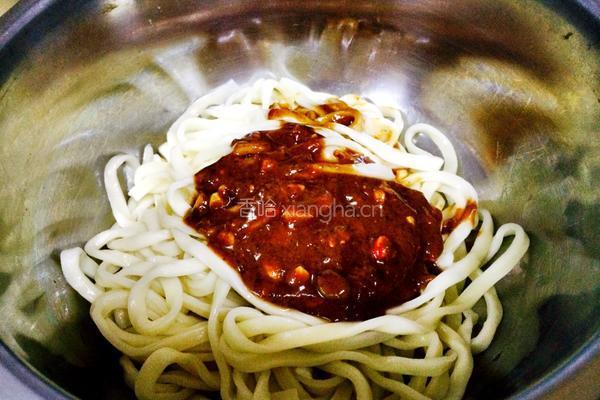 芝麻酱拌面的做法图解4