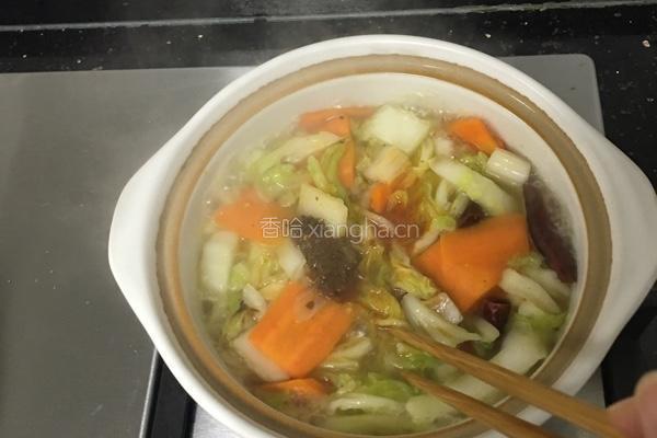 砂锅白菜肥牛卷的做法图解7