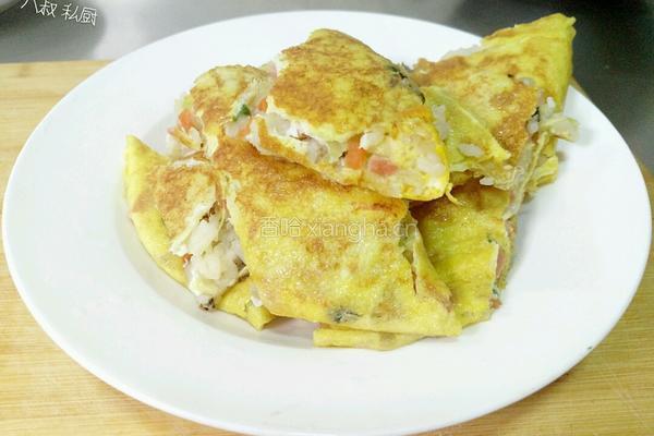 剩米饭变美味 八叔黄金包饭