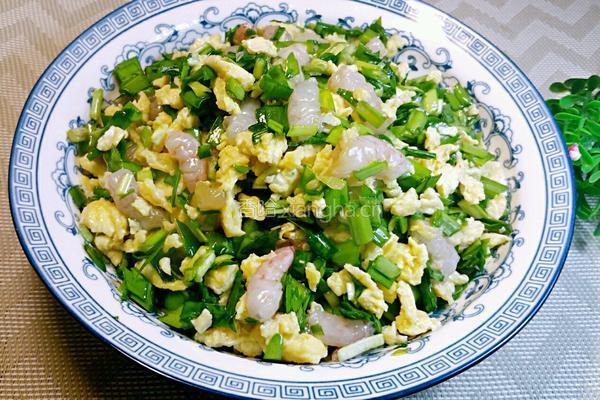 韭菜鸡蛋虾仁饺子馅的做法图解9