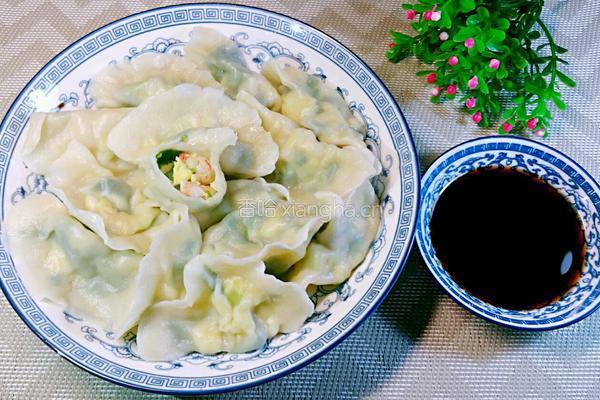 韭菜鸡蛋虾仁饺子馅的做法图解10