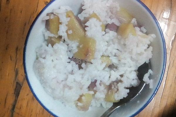 红薯蒸饭的做法图解9