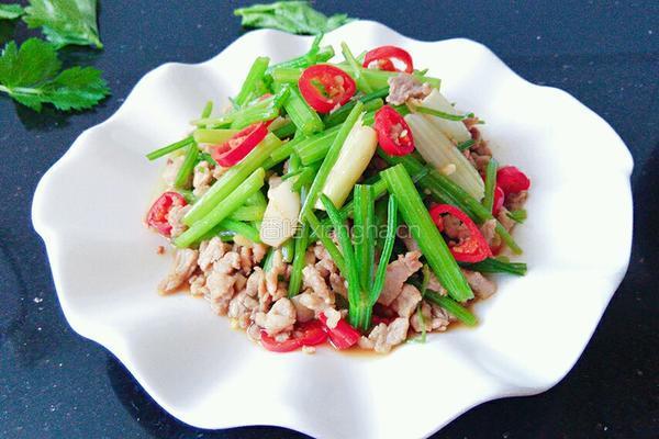 肉末芹菜的做法图解10