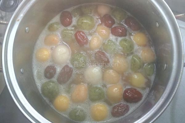多彩汤圆的做法图解6