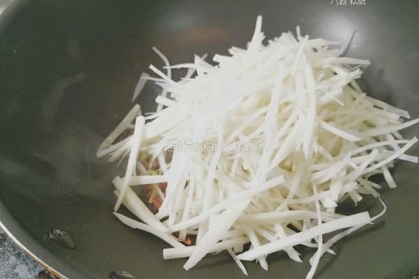 八叔 橄榄菜炒土豆丝的做法图解7