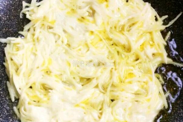 黄金土豆丝饼的做法图解5