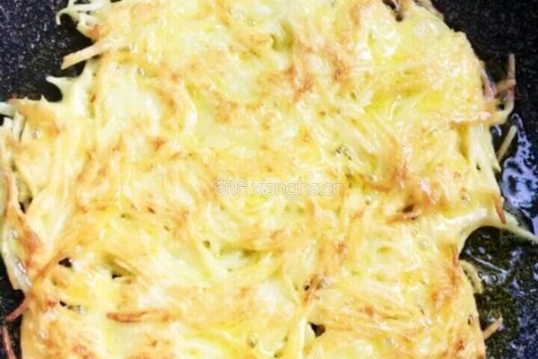 黄金土豆丝饼的做法图解6
