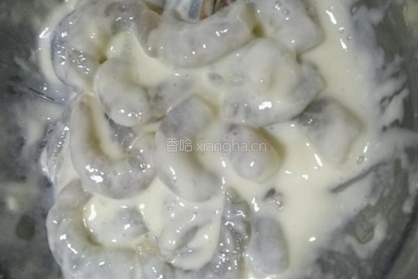 黄金虾仁的做法图解4