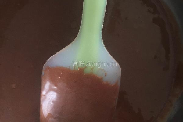 6寸可可戚风蛋糕的做法图解5