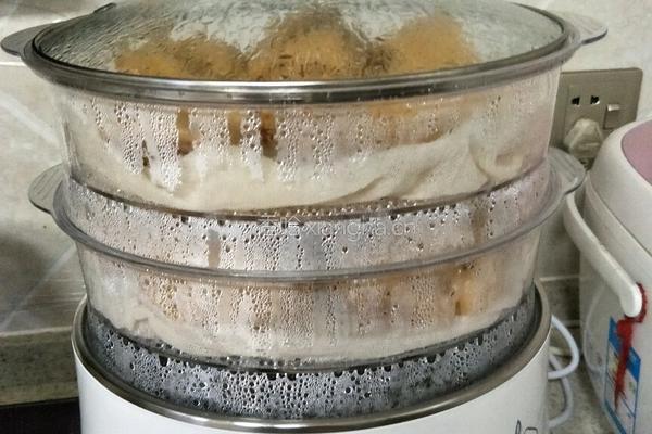 红枣核桃红糖馒头的做法图解7