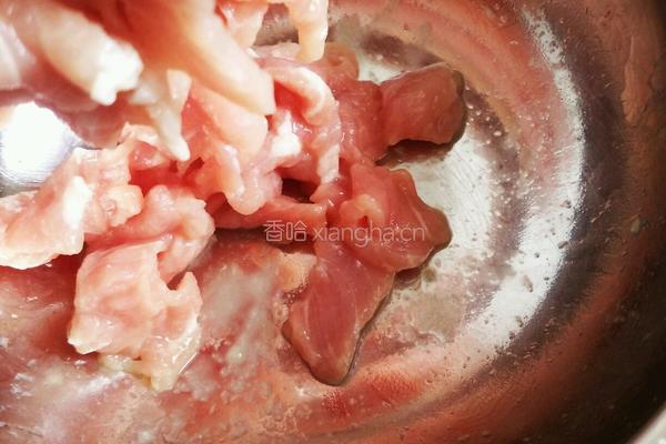香菇炒肉的做法图解5