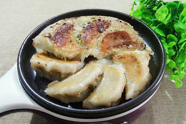 小熊煎锅芹菜鲜肉煎饺的做法图解15