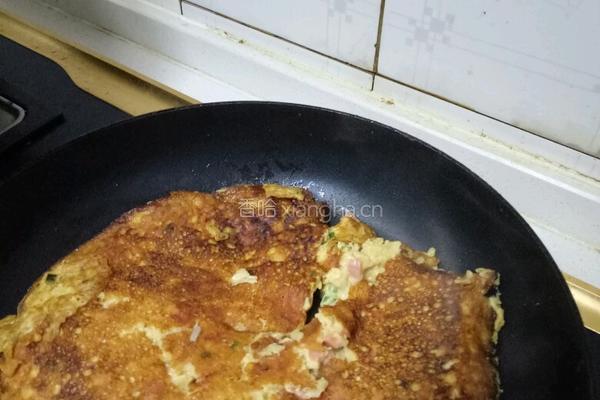 金针菇鸡蛋饼的做法图解7