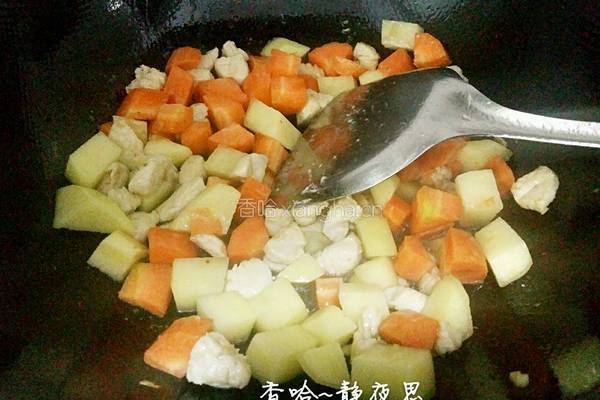 鸡肉咖喱饭的做法图解8