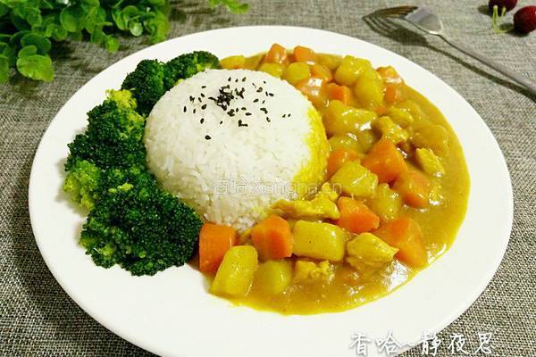 鸡肉咖喱饭的做法图解16