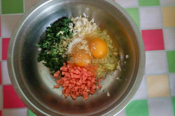 爱心蔬菜鸡蛋饼的做法图解4