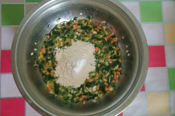 爱心蔬菜鸡蛋饼的做法图解5