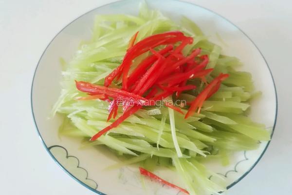 清炒莴笋的做法图解3