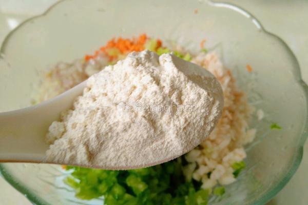 蔬菜杂粮饼的做法图解3