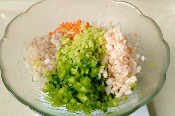蔬菜杂粮饼的做法图解2