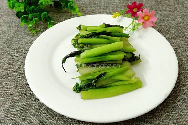 蒜蓉菜心的做法图解9