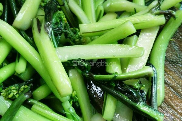 蒜蓉菜心的做法图解8
