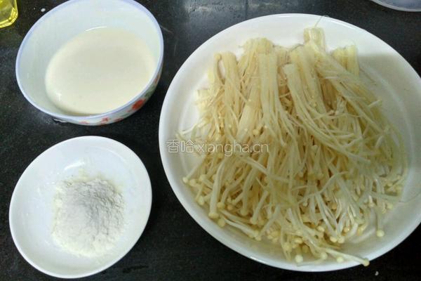 鲜香金针菇的做法图解2