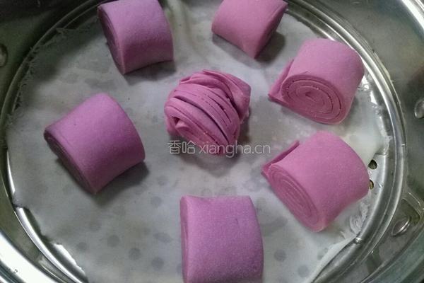 紫薯花卷的做法图解11