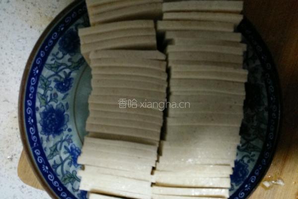 小炒千页豆腐的做法图解4