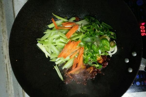 小炒千页豆腐的做法图解8