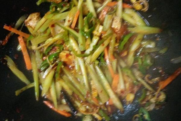 小炒千页豆腐的做法图解9
