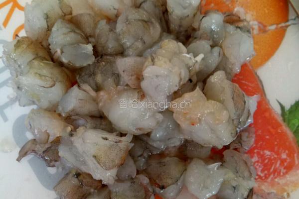 宝宝辅食蔬菜虾滑的做法图解2